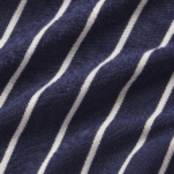 LAKE DreamModal Kimono Pajama Set in English Navy Vertical Stripe - NWT - Picture 10 of 11